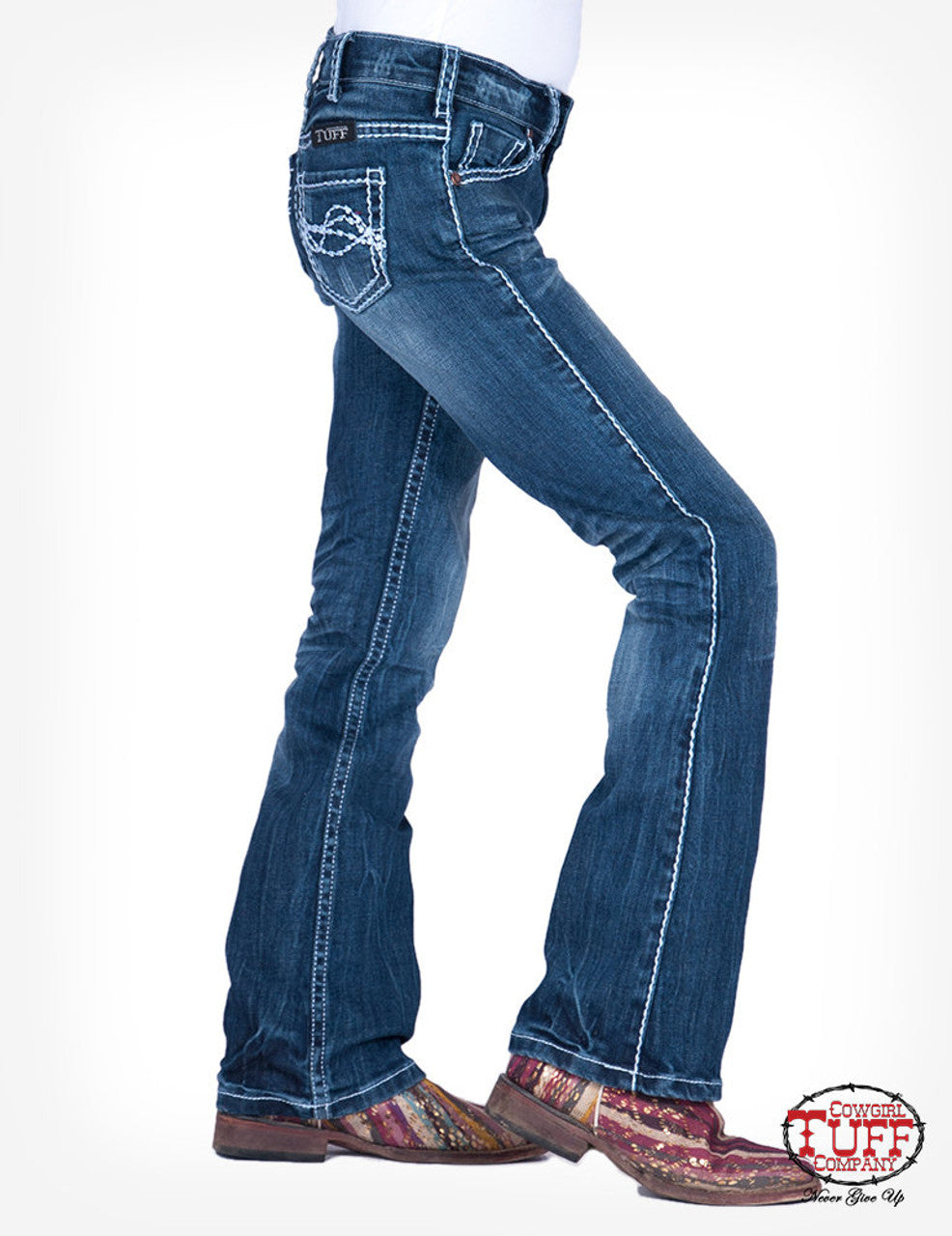 Cowgirl Tuff Girls Edgy Jean