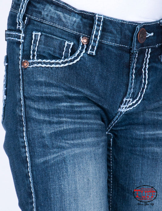 Cowgirl Tuff Girls Edgy Jean