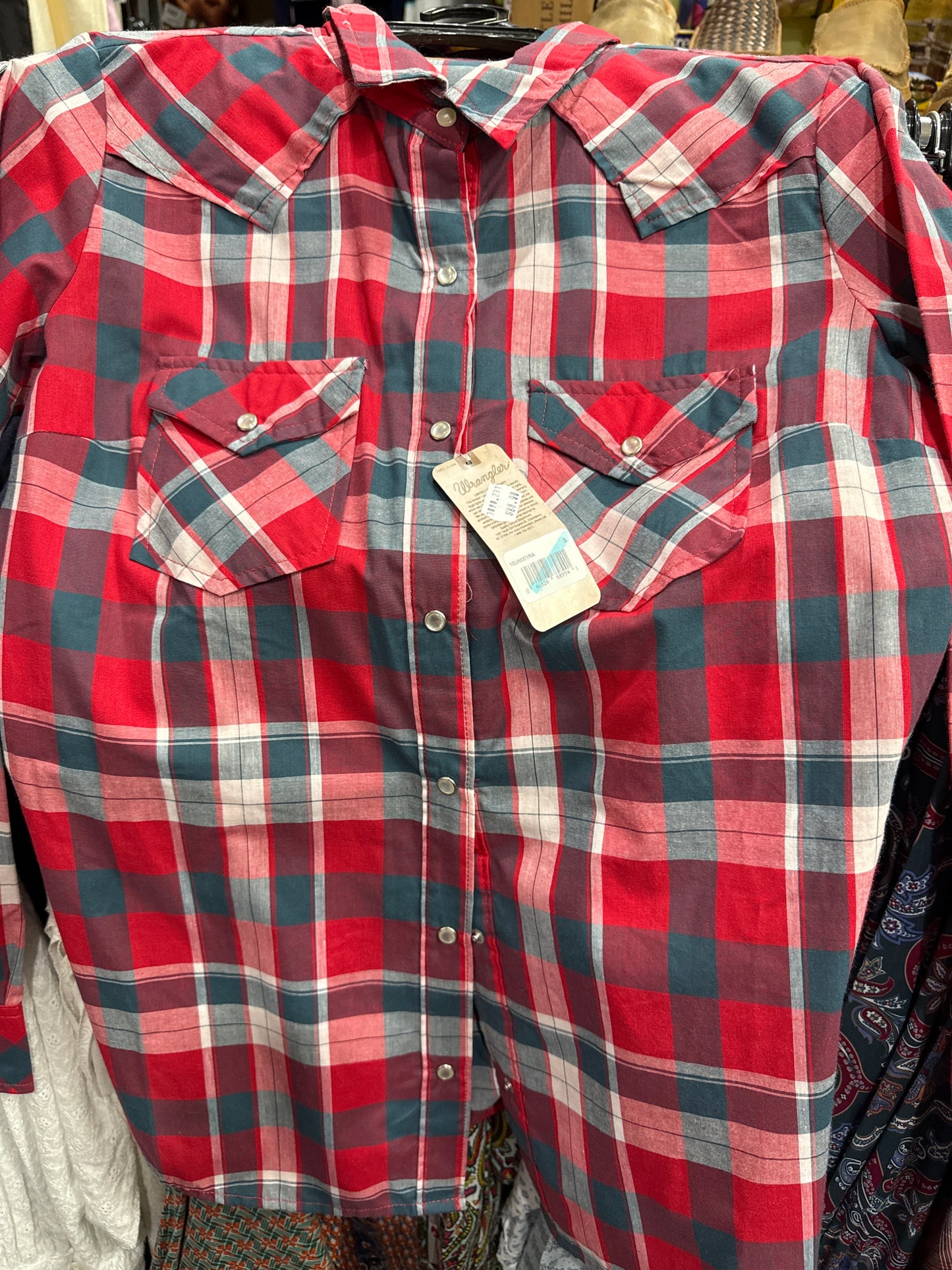 Wrangler USA Ladies L/S Shirt - 10LW001RA - On Sale