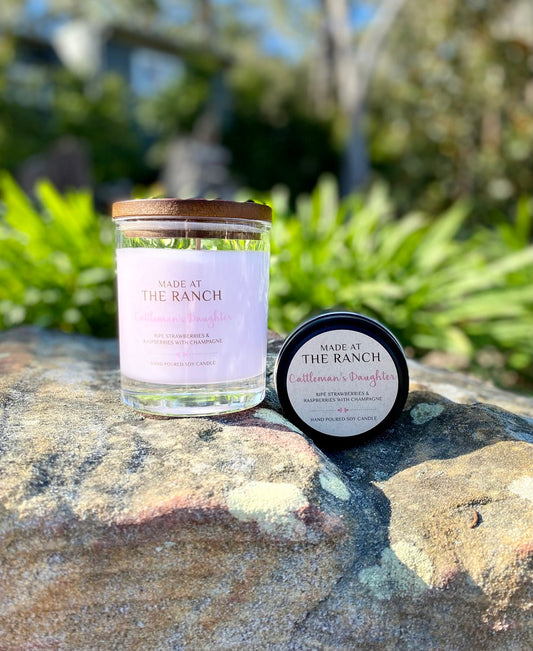 Made At The Ranch Soy Candle Medium - Cattleman's Daughter