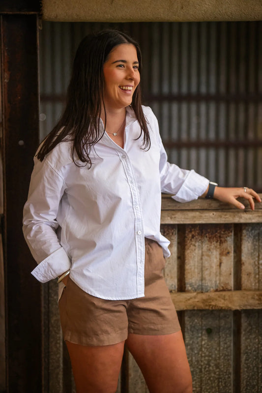 Lime & Soda Coco Linen Shorts