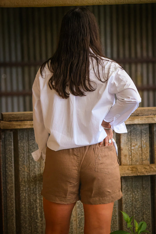 Lime & Soda Coco Linen Shorts