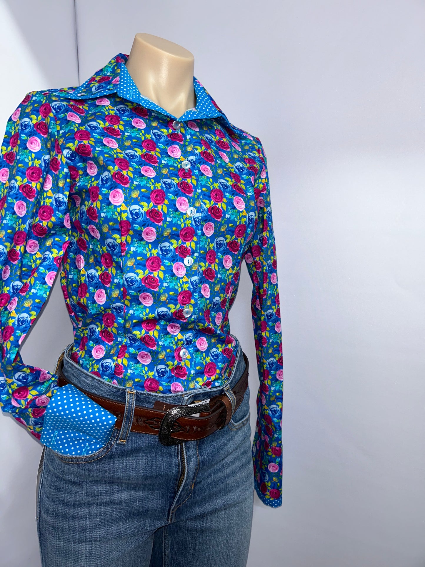 Netties Ladies Jaylene Fitted L/S Shirt