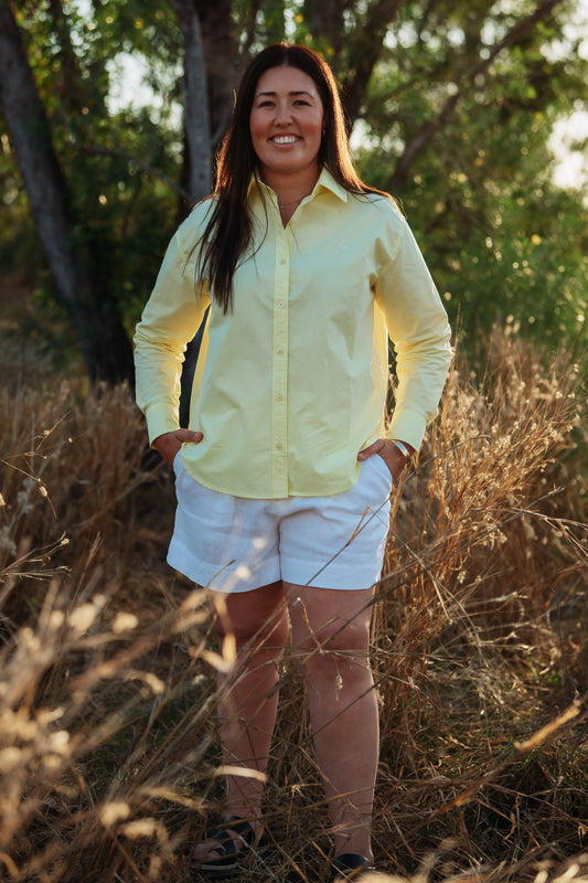 Lime & Soda Billie L/S Shirt - Sunshine