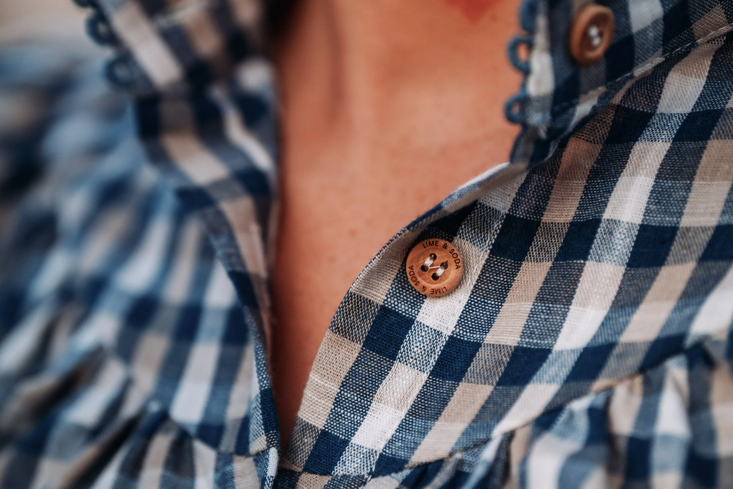 Lime & Soda Callie Top - Plaid