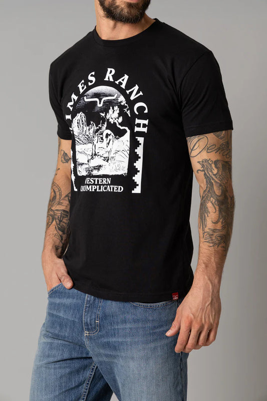 Kimes Ranch Desert Arch Tee Shirt - Black