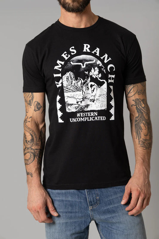 Kimes Ranch Desert Arch Tee Shirt - Black