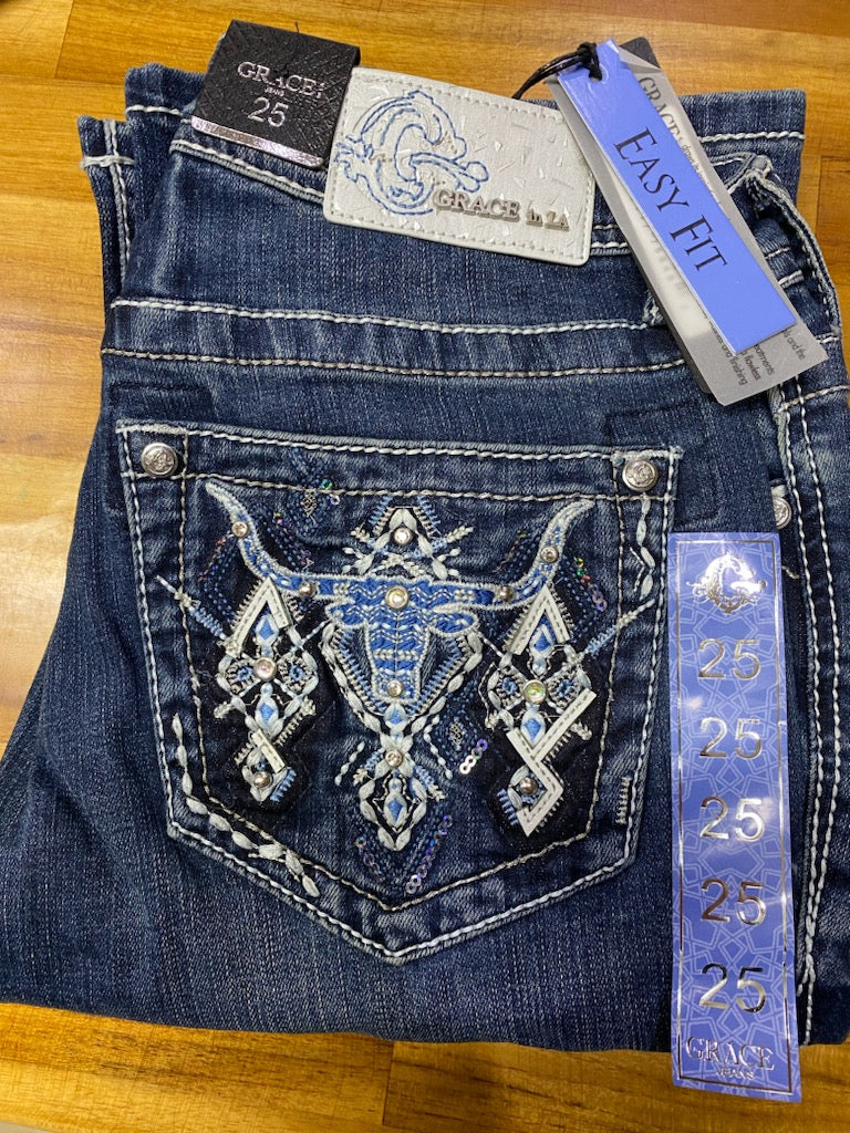 Grace in LA Easy Fit Jeans - EB51735