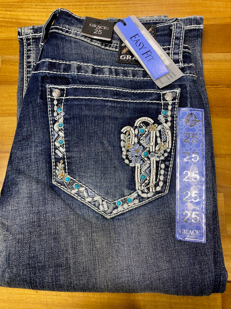Grace in LA Easy Fit Jeans - EBS536