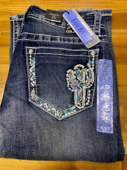 Grace in LA Easy Fit Jeans - EBS536