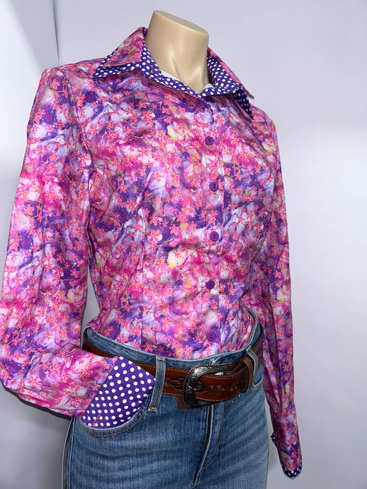 Netties Ladies Ellison Fitted L/S Shirt