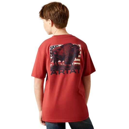 Ariat Boys Buffalo Flat S/S Tee - 10065979