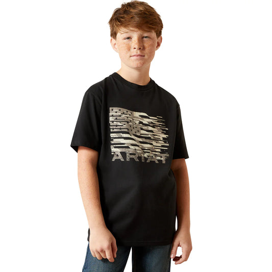 Ariat Boys Freedom Flag S/S Tee - 10065980