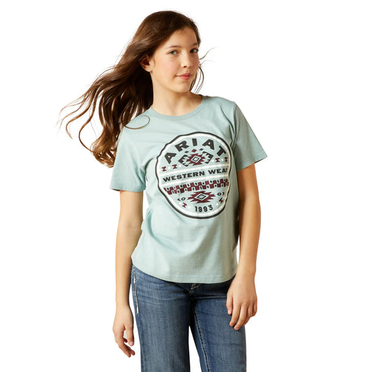 Ariat Girls SW Brand Lock Up S/S Tee - 10063750