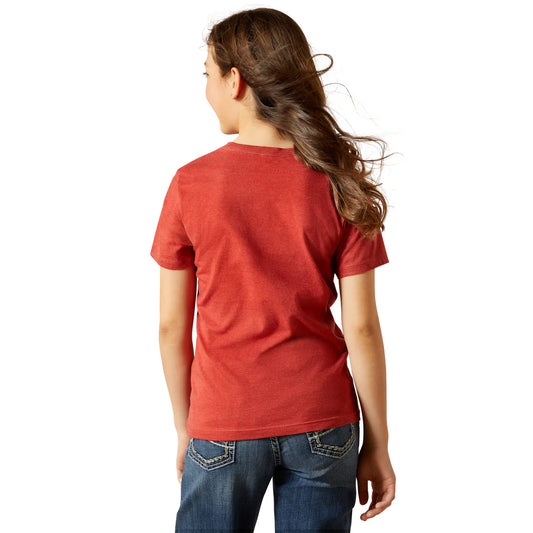 Ariat Girls SW Logo Landscape S/S Tee - 10063751