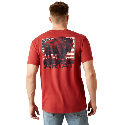 Ariat Mens Buffalo Flat S/S Tee - 10065897