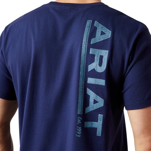 Ariat Mens New Vertical Logo S/S Tee - 10065905