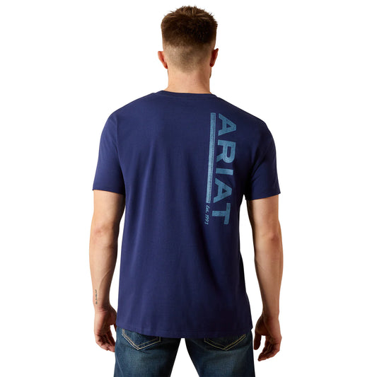 Ariat Mens New Vertical Logo S/S Tee - 10065905