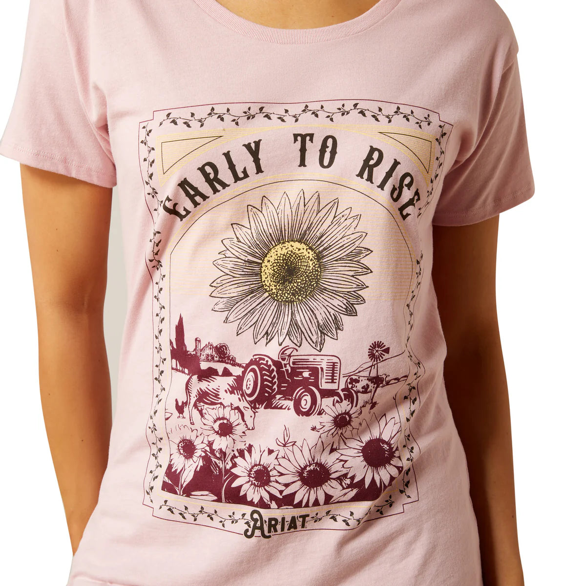 Ariat Ladies Early To Rise S/S Tee - 10063754