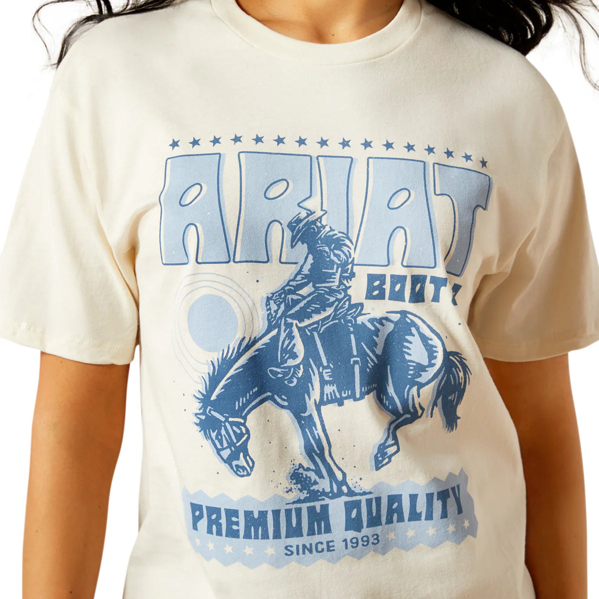 Ariat Ladies Retro Block Poster S/S Tee - 10063760