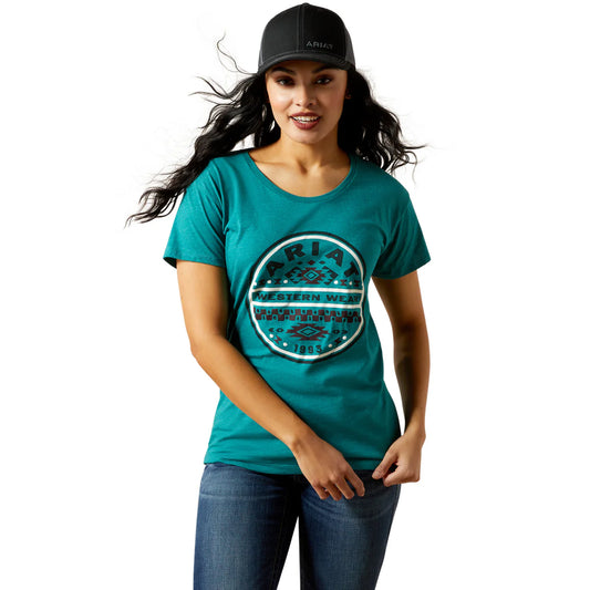 Ariat Ladies SW Brand Lockup S/S Tee - 10063762