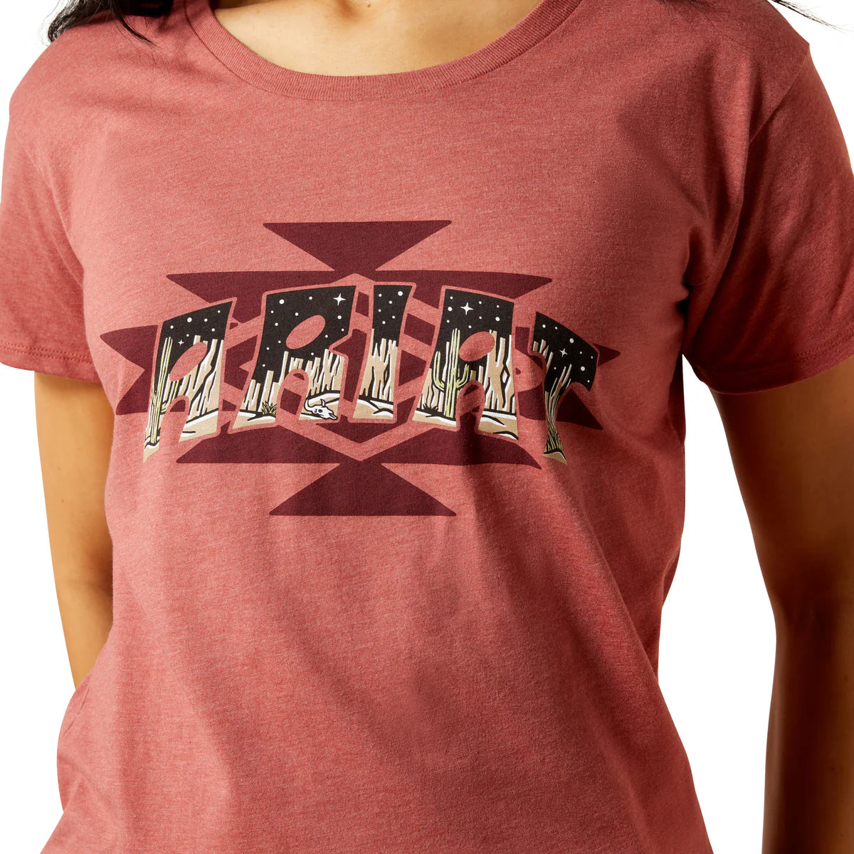 Ariat Ladies SW Logo Landscape S/S Tee - 10063763