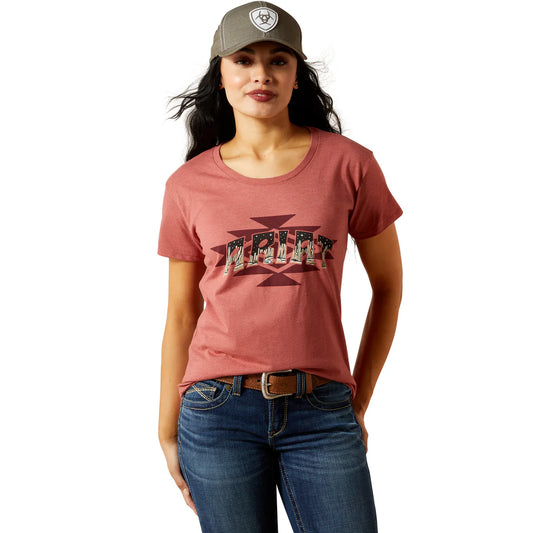 Ariat Ladies SW Logo Landscape S/S Tee - 10063763