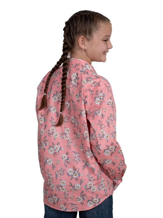 Just Country Girls Harper Half Button L/S Shirt - GWLS2461