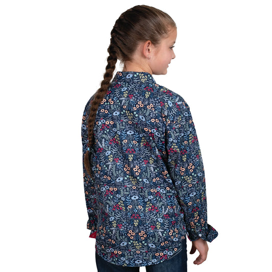 Just Country Girls Harper Half Button L/S Shirt - GWLS2513