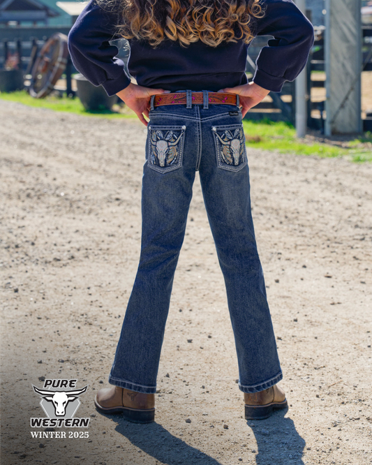 Pure Western Girls Bec Boot Cut Jean