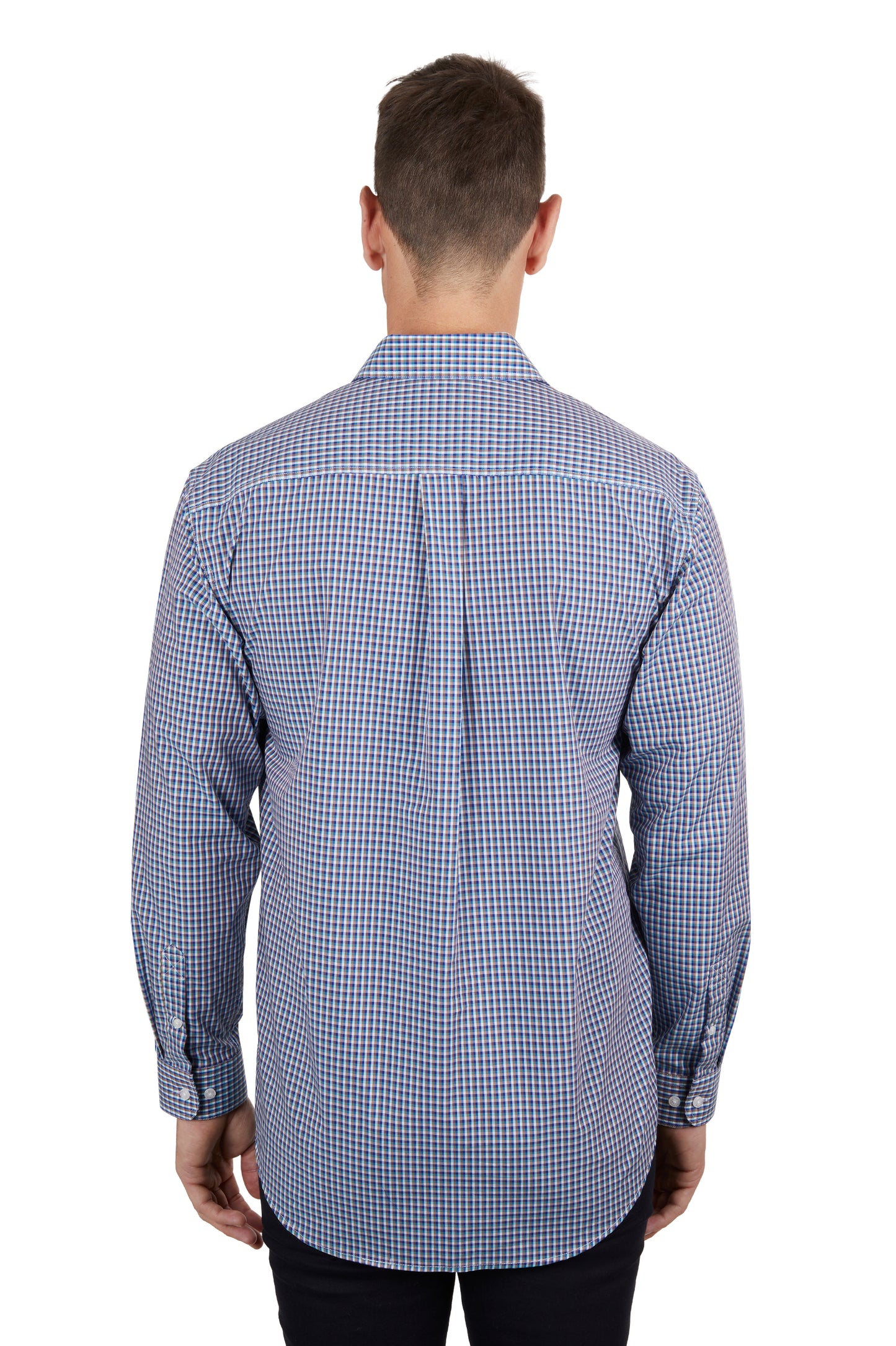 Hard Slog Mens Bobbie Half Placket L/S Shirt - H4S1101052