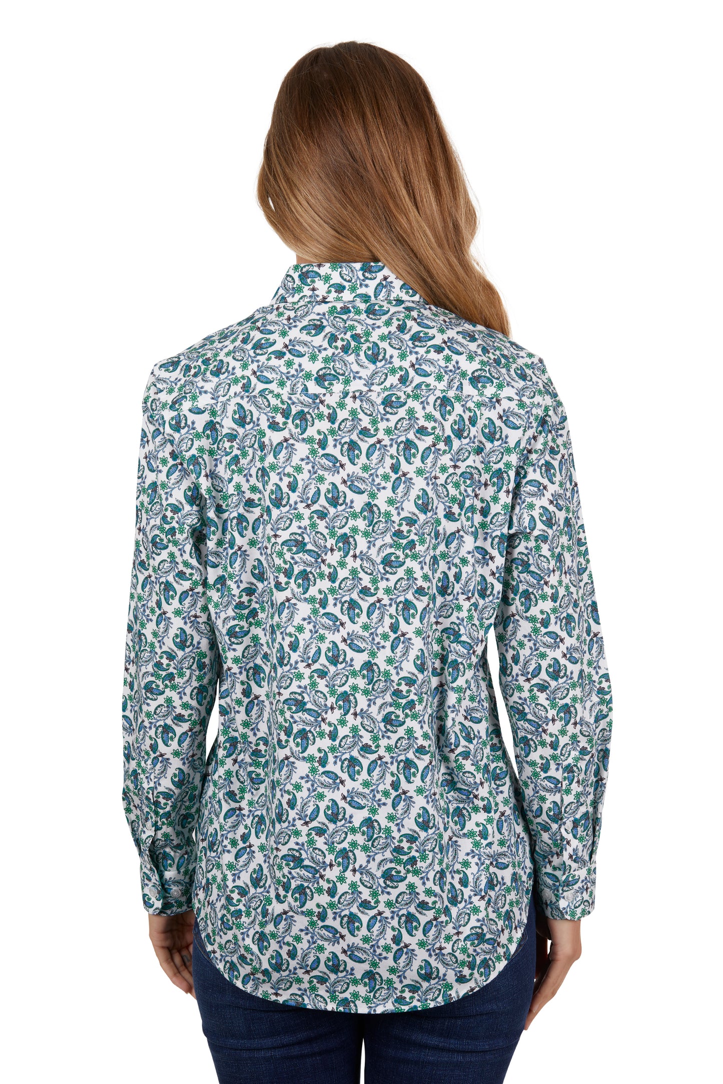 Hard Slog Ladies Half Plkt L/S Shirt - H4S2101046
