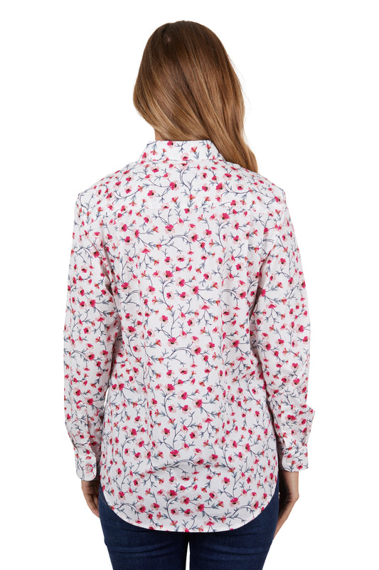 Hard Slog Ladies Half Plkt L/S Shirt - H4S2101048