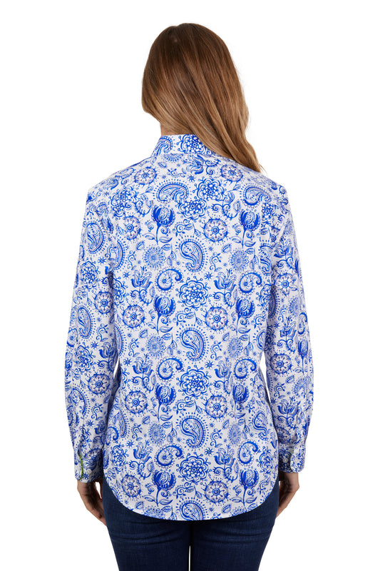 Hard Slog Ladies  Half Plkt L/S Shirt - H4S2101051