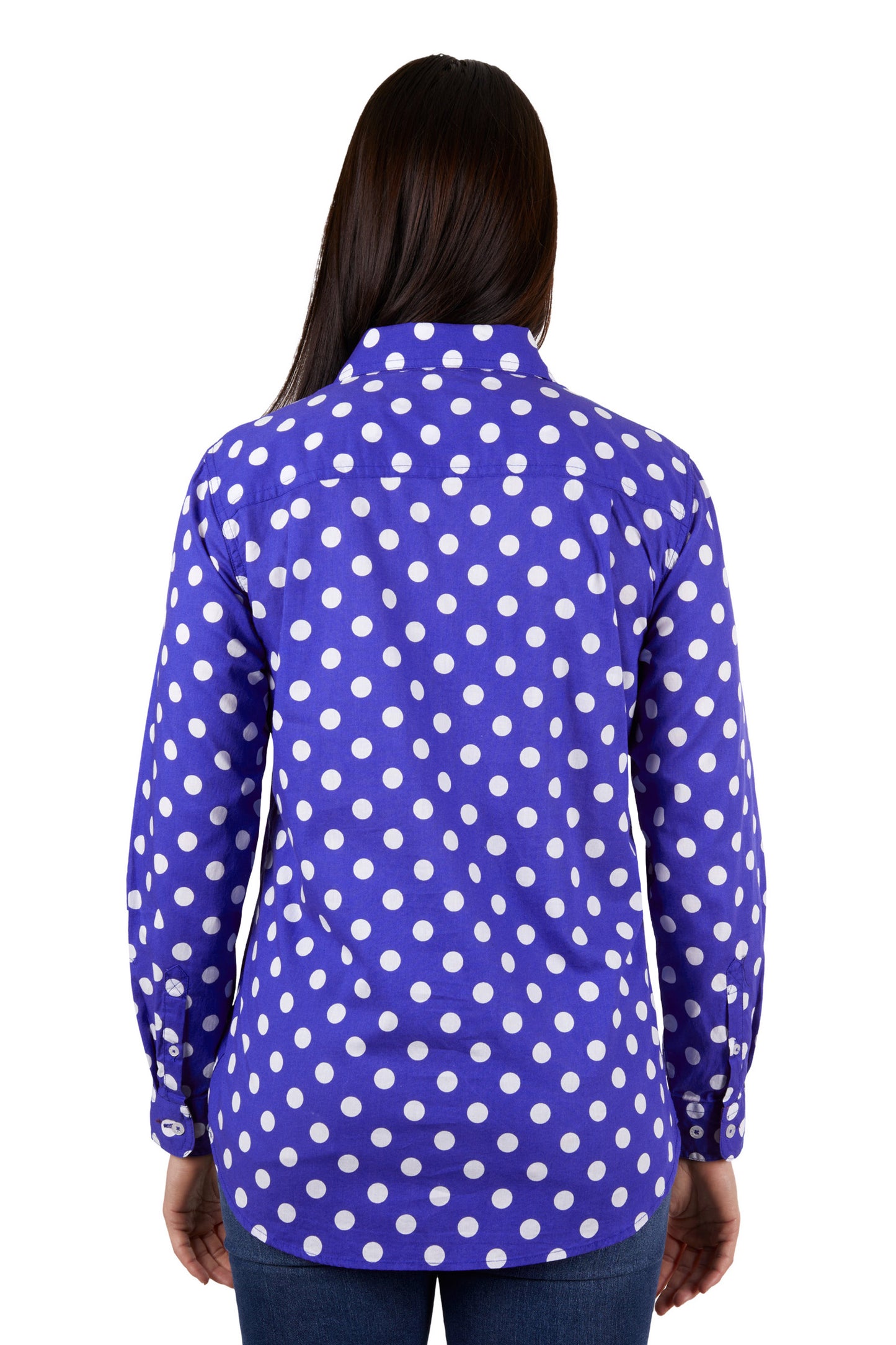 Hard Slog Ladies Half Plkt L/S Shirt - H4W2101213 - On Sale
