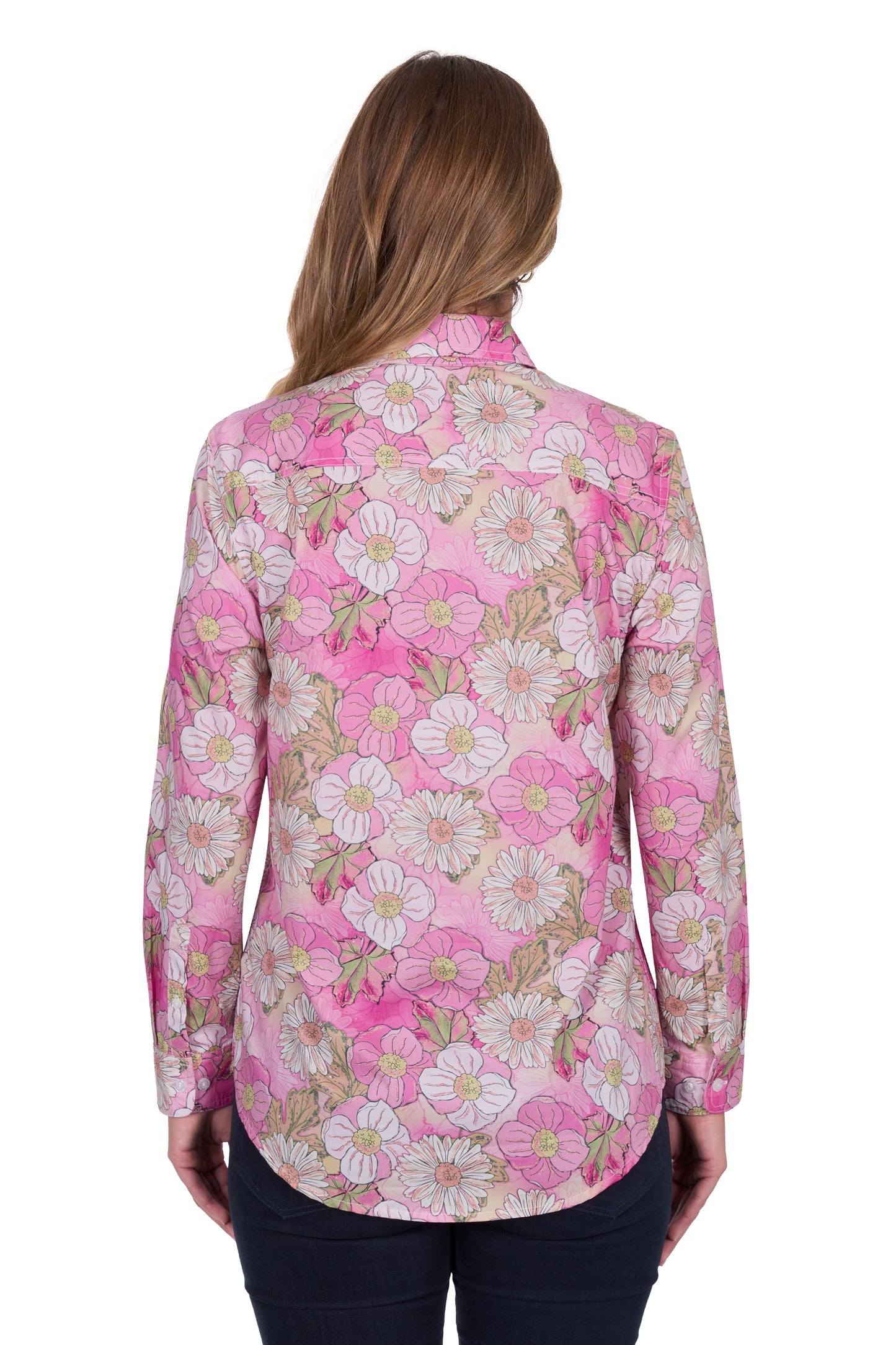 Hard Slog Ladies 1/2 Plkt L/S Shirt - H5S2101125