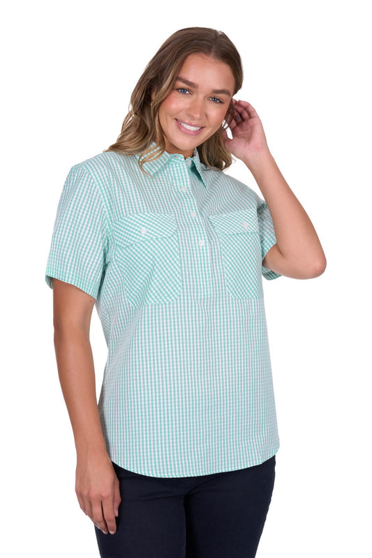 Hard Slog Ladies 1/2 Plkt S/S Shirt - H5S2102150
