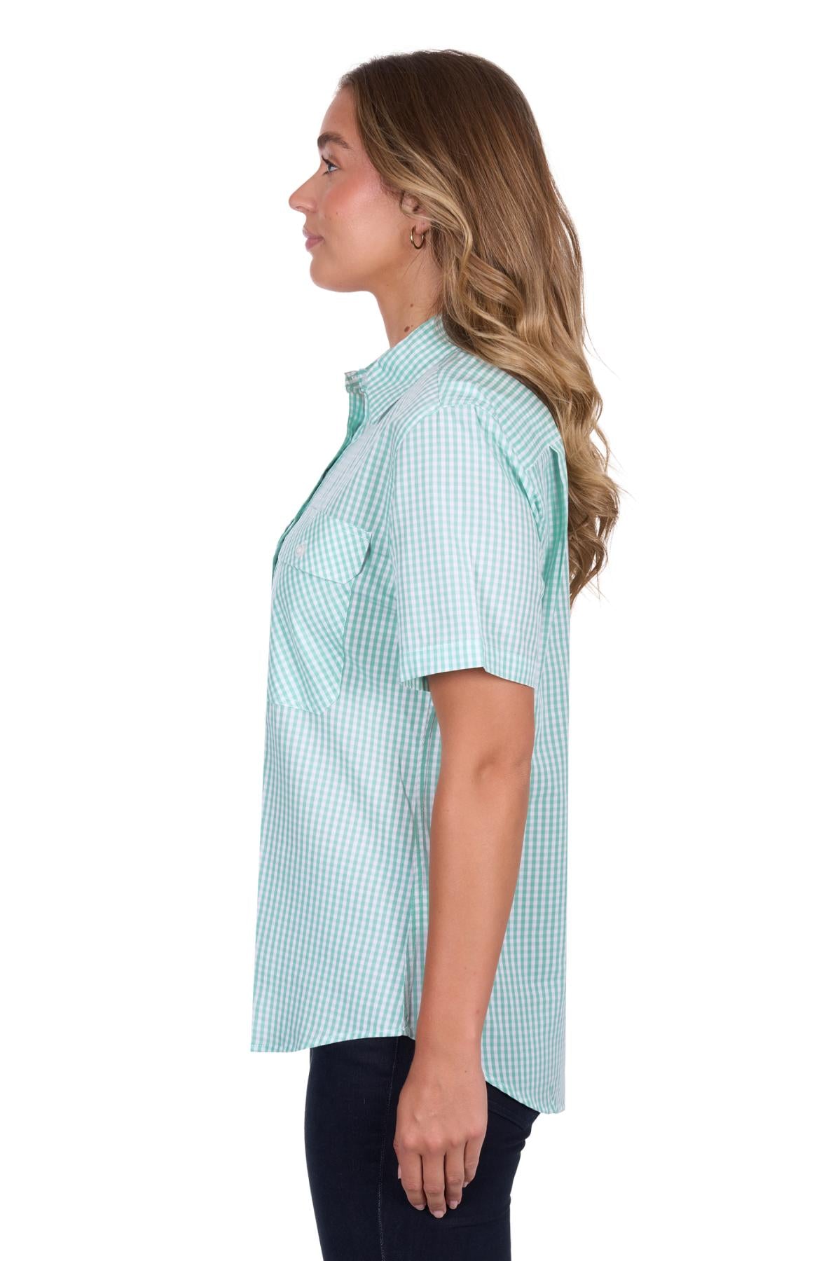 Hard Slog Ladies 1/2 Plkt S/S Shirt - H5S2102150