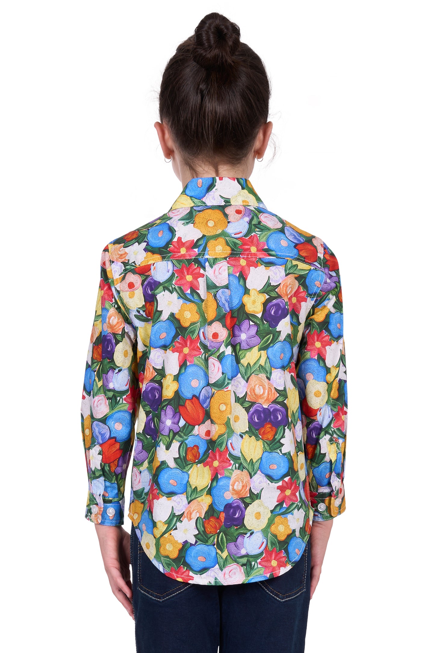 Hard Slog Kids Delia 1/2 Placket L/S Shirt