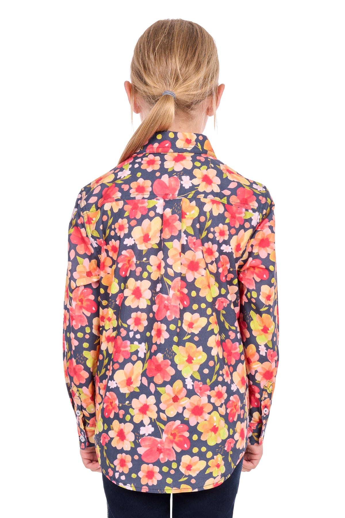 Hard Slog Kids Shanni Half Placket L/S Shirt - H6S7101136