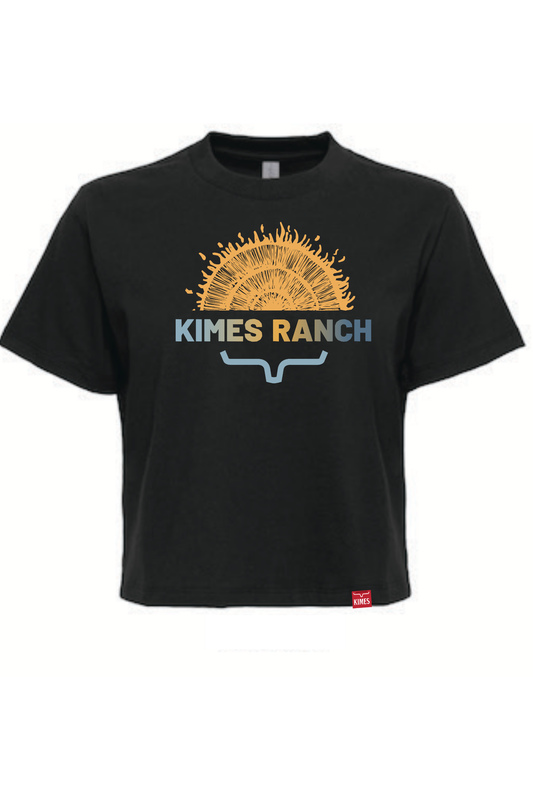 Kimes Ranch Ladies T Shirt - Home Grown - Black