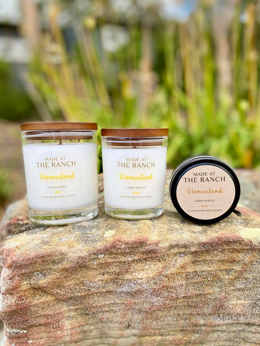 Made At The Ranch Soy Candle Large with Box - The Homestead