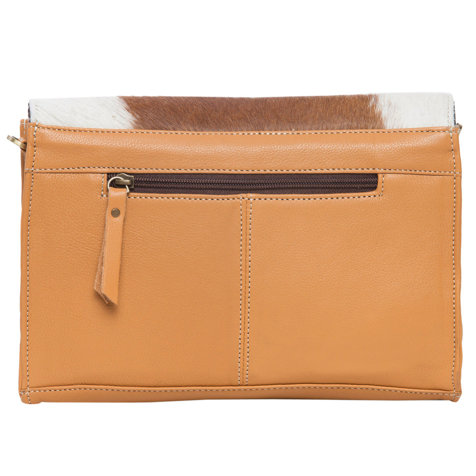 The Design Edge Tooling Leather Rectangular Flap Bag – AB09 – Valencia