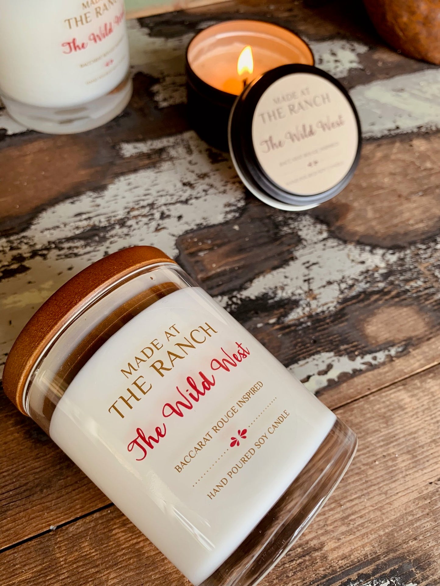 Made At The Ranch Soy Scent Sampler Candle - The Wild West