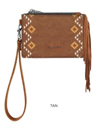 Wrangler Indiana Wristlet Purse - Tan