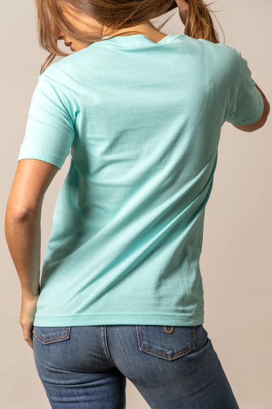 Kimes Ranch Ladies It's Cool Light Blue T Shirt