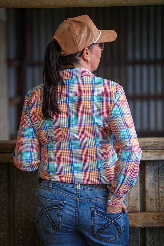 Lime & Soda Ivy L/S Shirt - Multicoloured Check