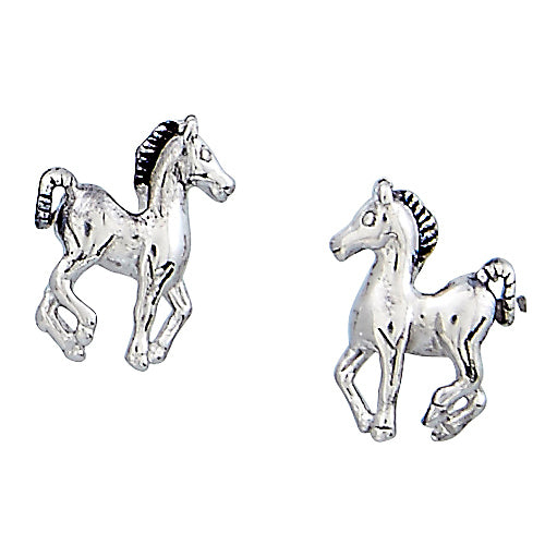 Brigalow Pony Prancing Earrings and Necklace Set - J899