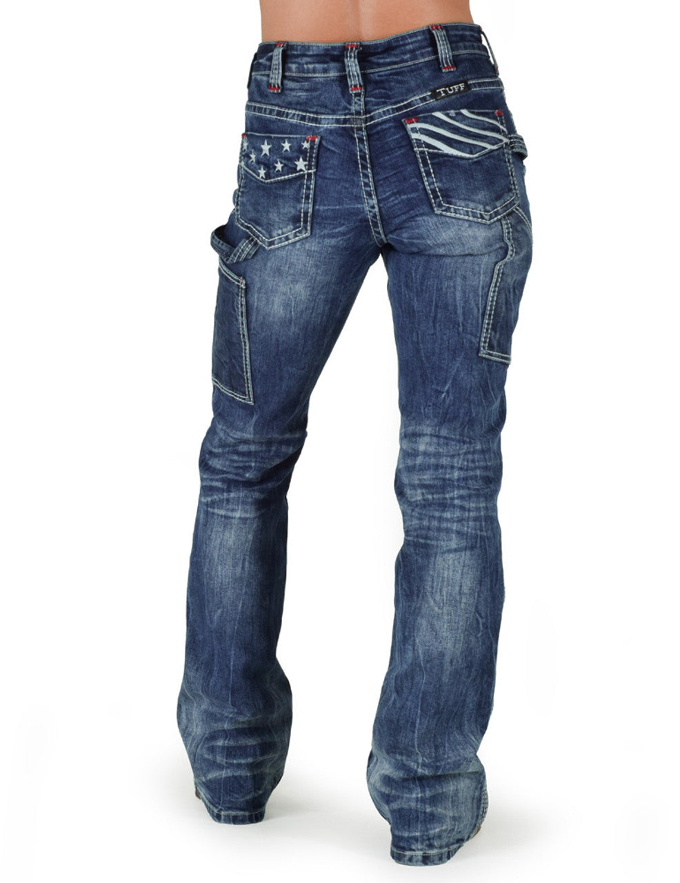 Carpenter Ridge Tuff Cowgirl Tuff American Carpenter Natural Waist Jean - American Carpente ...