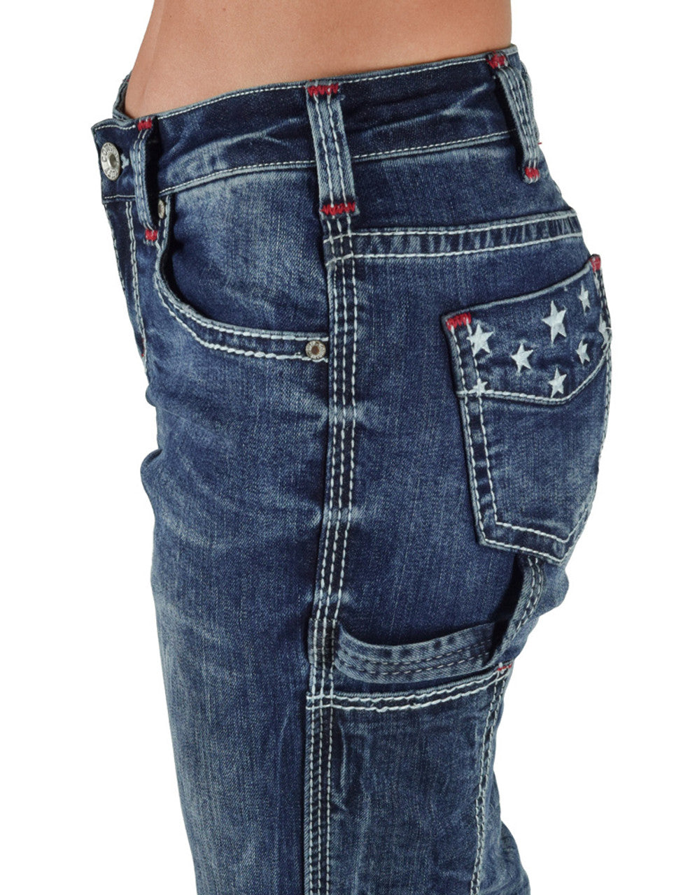 Carpenter Ridge Tuff Cowgirl Tuff American Carpenter Natural Waist Jean - American Carpente ...